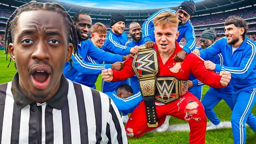 16 YouTubers FIGHT for $10,000 ... WrestleMania style