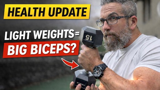 I Stopped Lifting Heavy!? My Biceps Got Bigger!