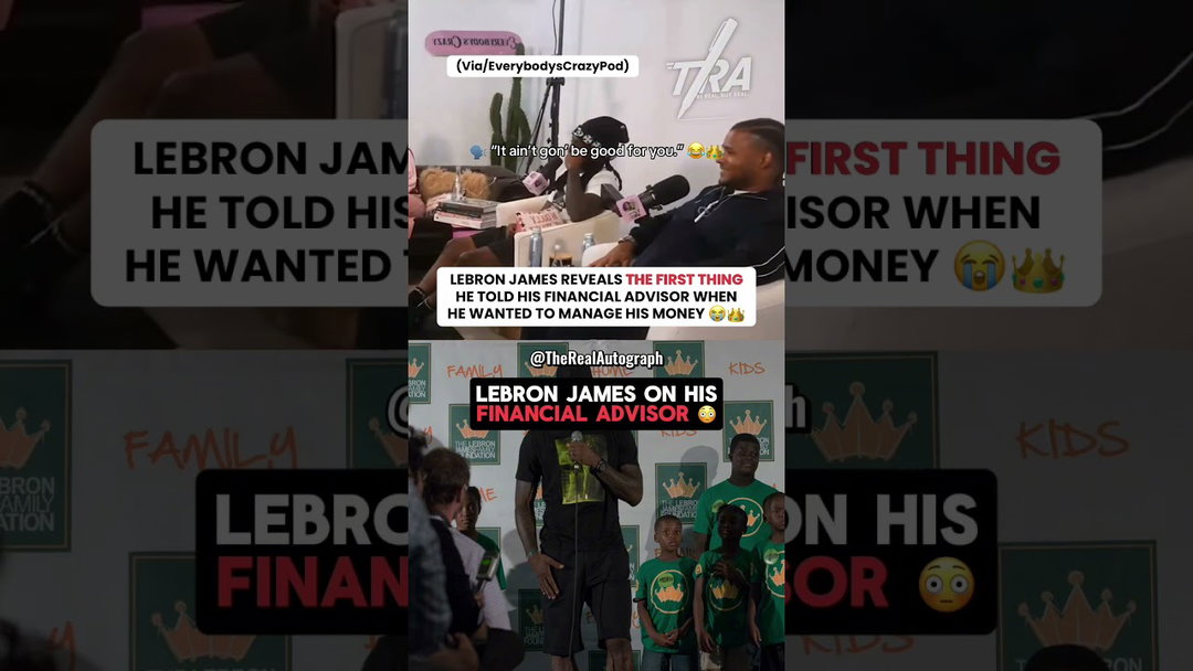 😳 LeBron James was NOT playing around about his money 😭👑 #finance #lebron #lebronjames #NBA