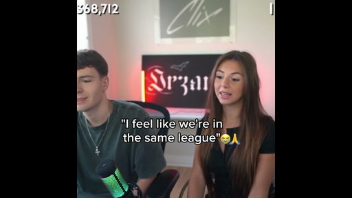 "I feel like we're in the same league" 😭🙏