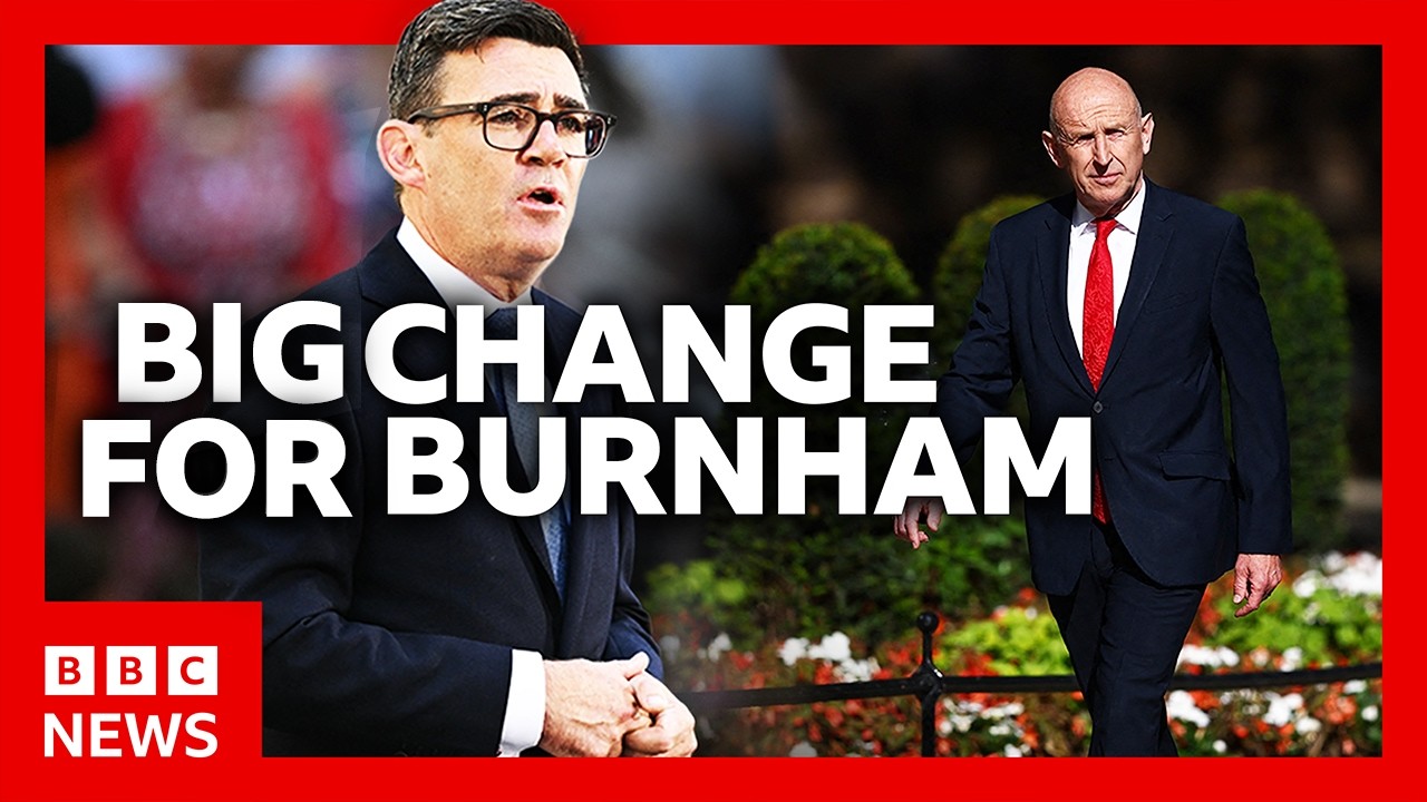 As it happened outside No 10: Andy Burnham's first day as PM | BBC News