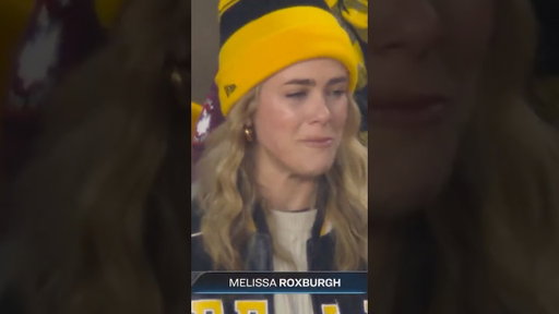 Melissa Roxburgh was in the house on Sunday Night (via: Sunday Night Football on NBC)