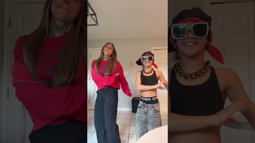 rapper meadow #momdaughter #dance #funny