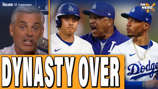 Dodgers-Brewers REACTION: Dodgers dynasty IS OVER | Colin Cowherd: HERD MLB
