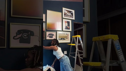 Watch Me Make a Gallery Wall in Minutes!