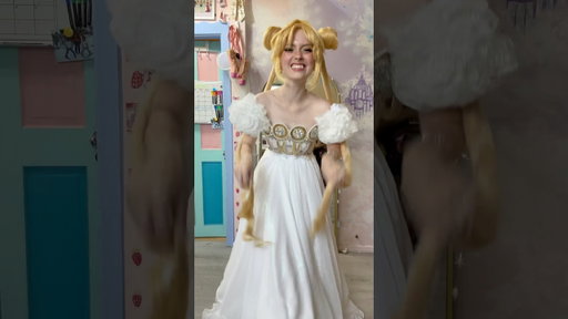 The main dress is done! On to the accessories!! 💖 #cosplay #diy #sewing #sailormoon
