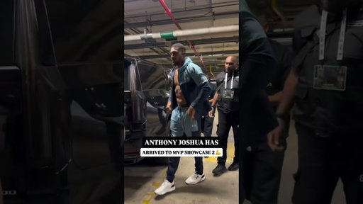 ANTHONY JOSHUA ARRIVES TO MVP SHOWCASE 2