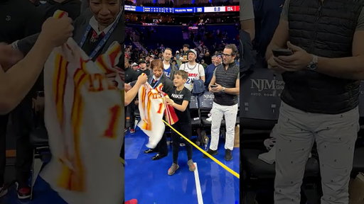 Kid got the jersey swap with Trae 🤩