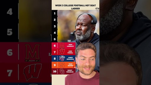 Who has the hottest seat in CFB right now?