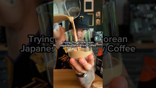 The viral Korean Japanese Milk Brew Coffee #coffee