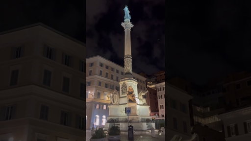 4 am stroll in Rome - seeing the pantheon, Trevi fountain, and Spanish steps! #rome #italytravel
