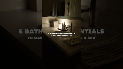 5 bathroom essentials to make it feel more like a spa #bathroom #decor #interiordesign