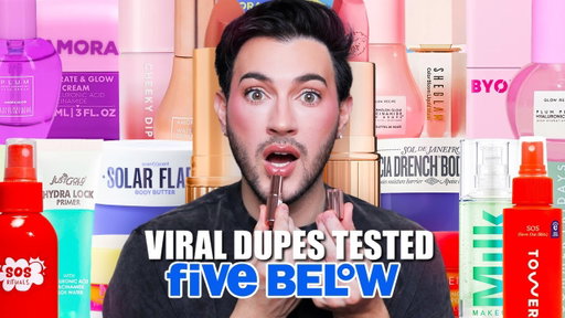 I bought every VIRAL Five Below makeup dupe! Rhode, Summer Fridays, etc.