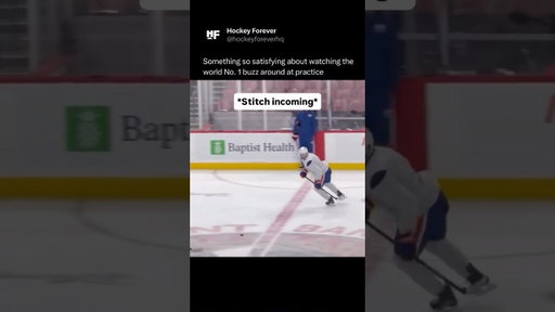 McDavid is doing drills backwards now?? 😭 #hockey #nhl #funny