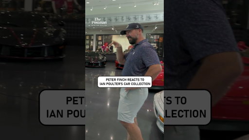 Peter Finch Reacts To Ian Poulter's INSANE Car Collection 🤯