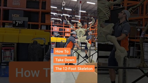 How to Take Down the 12 Ft Skeleton