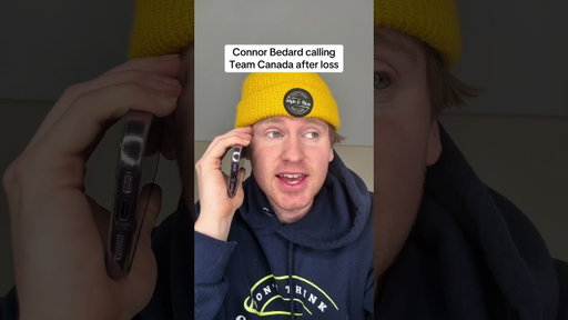 Bedard calling Team Canada after the loss to USA