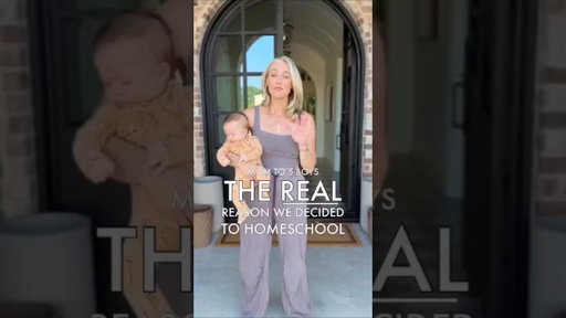Mom To 5 Boys 👦  The Real Reason  We Decided To HomeSchool #shorts #dayinmylife #momlife #babyab