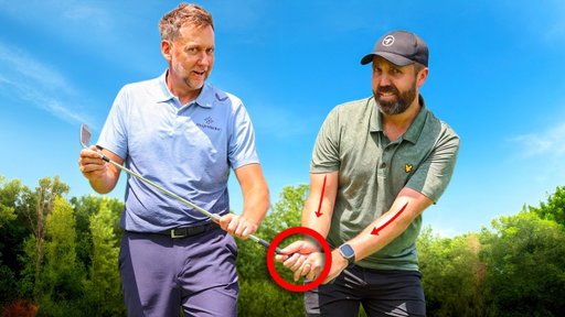 Ian Poulter Fixes Rick Shiels' Chip Shot
