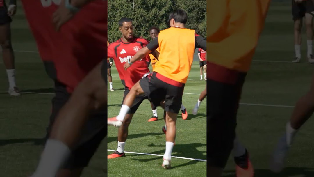 Tielemans and Martinez Competitive in Man United Training 💪🏽 #football #manchesterunited