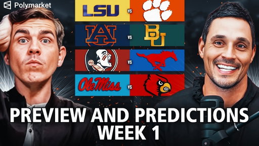 College Football Week 1 Predictions with David Pollack | Clemson vs. LSU, Auburn vs. Baylor