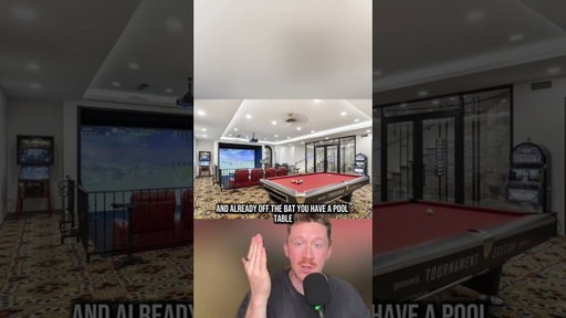 This mansion comes with a private jet garage?! 😳🛩️