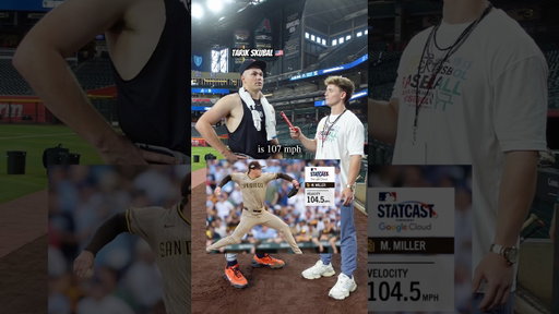 Tarik Skubal on throwing 107 MPH…🤯🔥🦾 #shorts