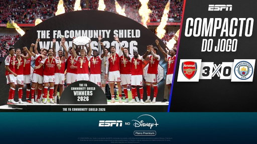 ARSENAL COMEÇA COM 'DOIS PÉS NA PORTA', BATE MANCHESTER CITY E É CAMPEÃO DA SUPERCOPA DA INGLATERRA!