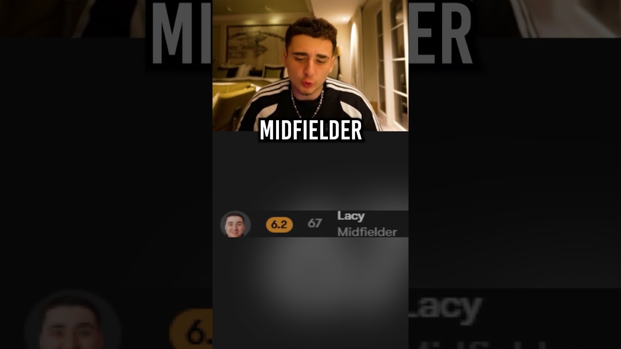 Lacy finds out he’s better than a Real Madrid player at football