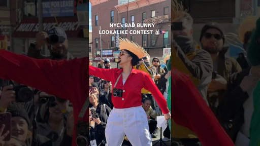 NYC’s Bad Bunny Lookalike Contest #shorts #nyc #newyorkcity #puertorico