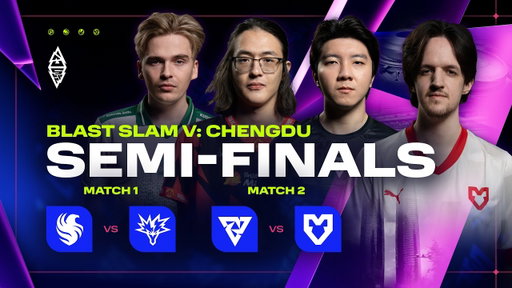 BLAST SLAM V: Chengdu, Semi-Finals - Team Falcons vs Yandex, Tundra Esports vs MOUZ - Dota 2 LIVE