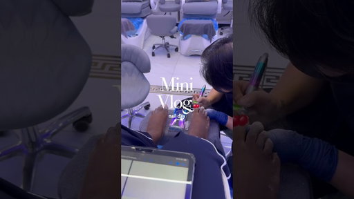 Nail day is the best day!!! Mama loves her maintenance days 🩷💅🏾 #nails #vlog #momlife