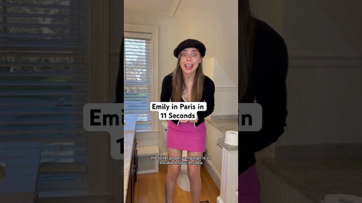 Emily in Paris in 11 Seconds #emilyinparis #funny