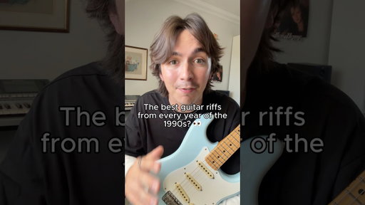 The best guitar riffs from every year of the 1990s 🎸 #guitarriffs #90smusic #1990s