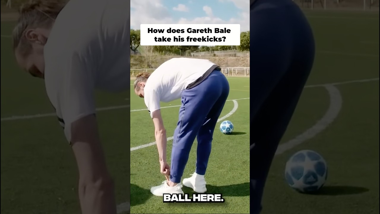Gareth Bale reveals knuckleball secrets! 🤫💫 #football #soccer #garethbale #freekick