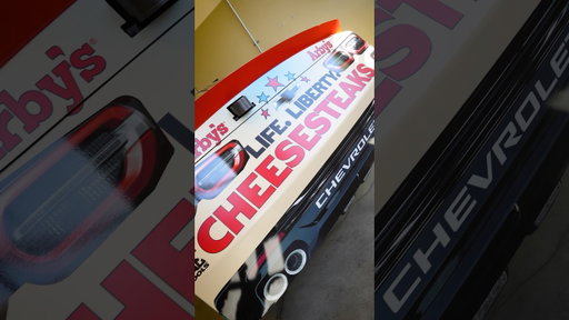 Meat the Arby’s Cheesesteak Chevrolet, debuting at San Diego. Now go get an Arby’s Cheesesteak!