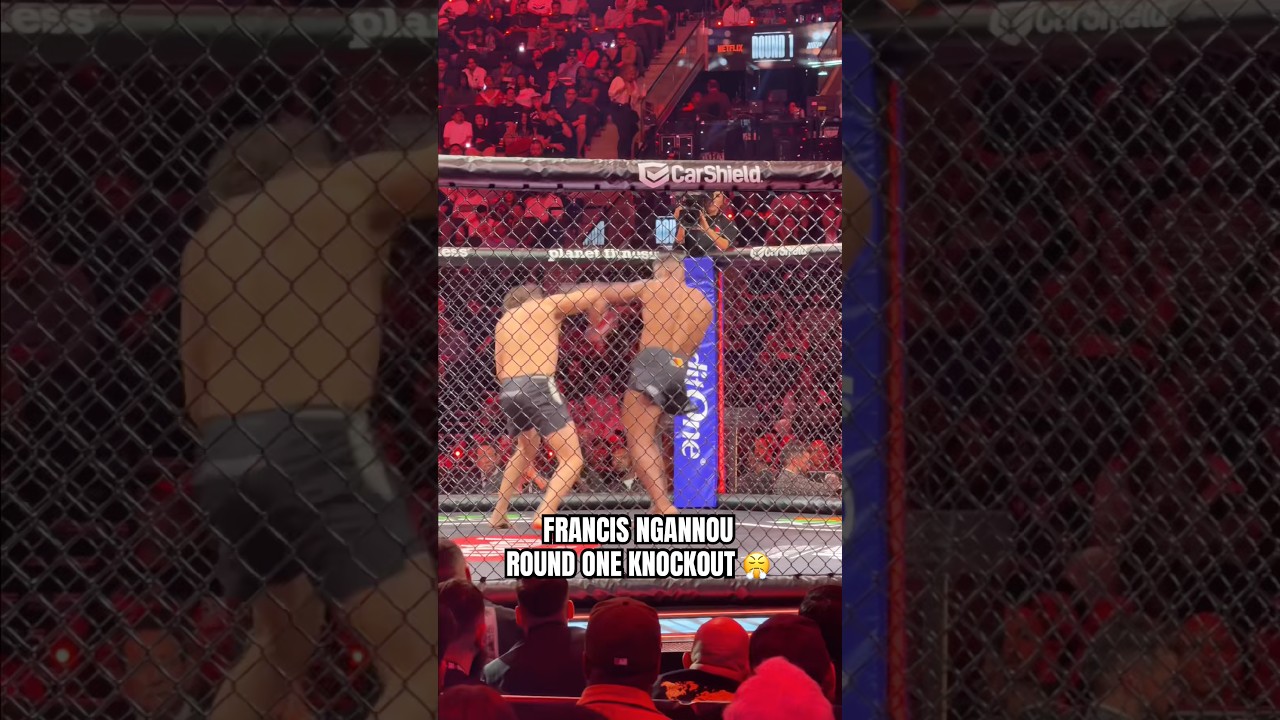 NGANNOU KOs LINS IN MINUTES 😳