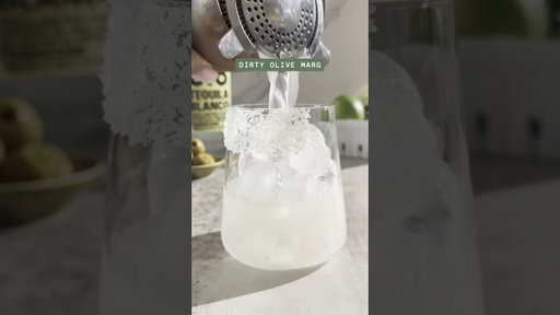 818 Tequila Dirty Marg 🫒 - Dirty Martini with a Twist
