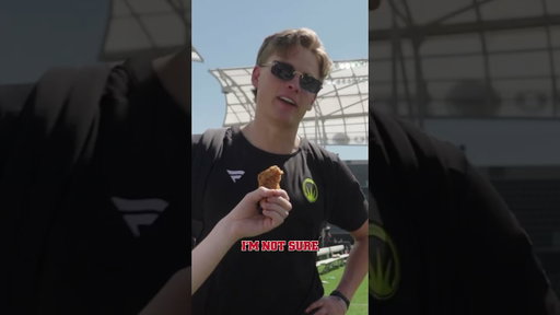 Todd Graves reporting live with the most delicious mic at the Fanatics Flag Football Classic!