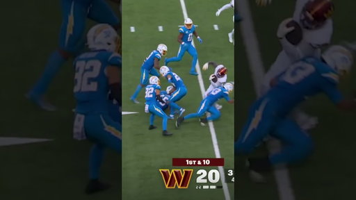 99 p̶r̶o̶b̶l̶e̶m̶s̶ yards ended with 1 #nfl #commanders #football #shorts #raisehail