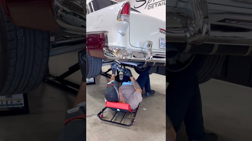 We made EVERYTHING on this ‘55 Chevy Bel Air PERFECT! #classiccars #classiccar #detailing