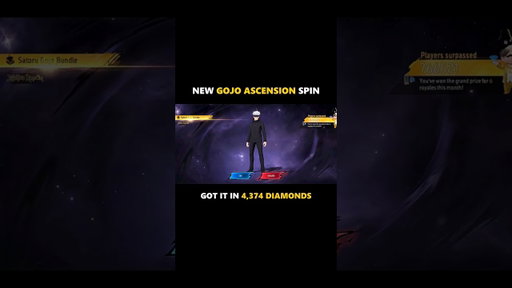 NEW GOJO ASCENSION EVENT SPIN - GARENA FREE FIRE