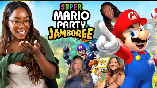 GIRLS NIGHT !! | Super Mario Party Jamboree w/ @JazzyGuns, @Krystalogy & @MoreClarkeSelena