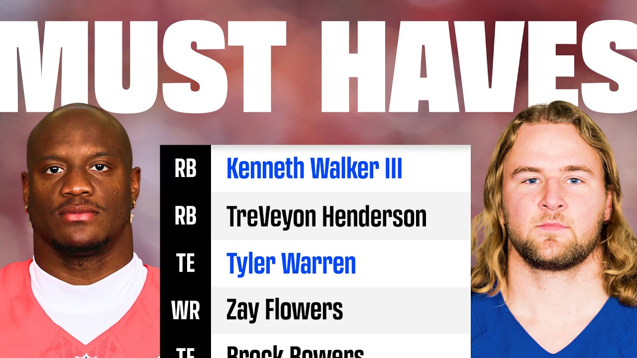 10 Fantasy Football League Winners You CANNOT Leave Your Draft Without
