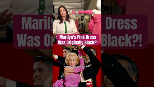 Marilyn Monroe’s Famous Pink Dress Was Originally Black?!