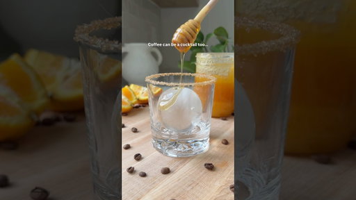 Smoked Orange Honey Cold Brew #coffee #cocktail #coldbrew #coffeerecipe