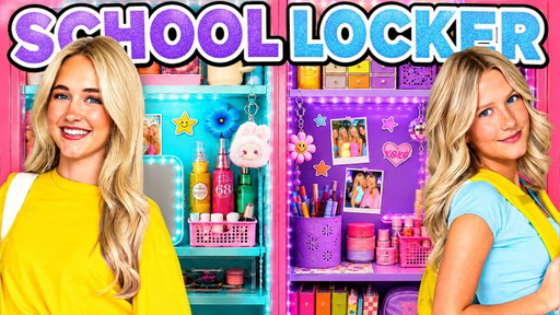 We BUiLT our DREAM LOCKERS *SO CUTE*✨📚