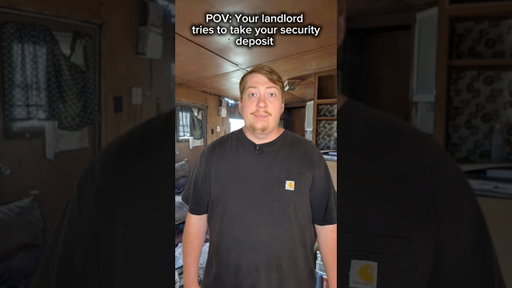 My land lord tried to take my security deposit! #comedy #landlord #camscanner