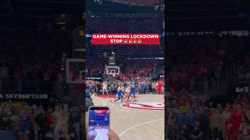 PUT THE CLAMPS ON 🗜️🗜️🗜️ #hawks #hawkswin #nba #playoffs
