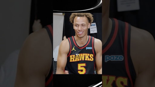 Is Dyson losing his Aussie accent?? 👂👂🇦🇺🇦🇺 #nba #hawks #australia #dysondaniels